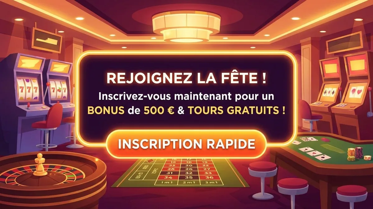 Inscription avec bonus